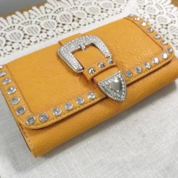 Southwestern Style Faux Leather Billfold Wallet - Picture 3 of 7